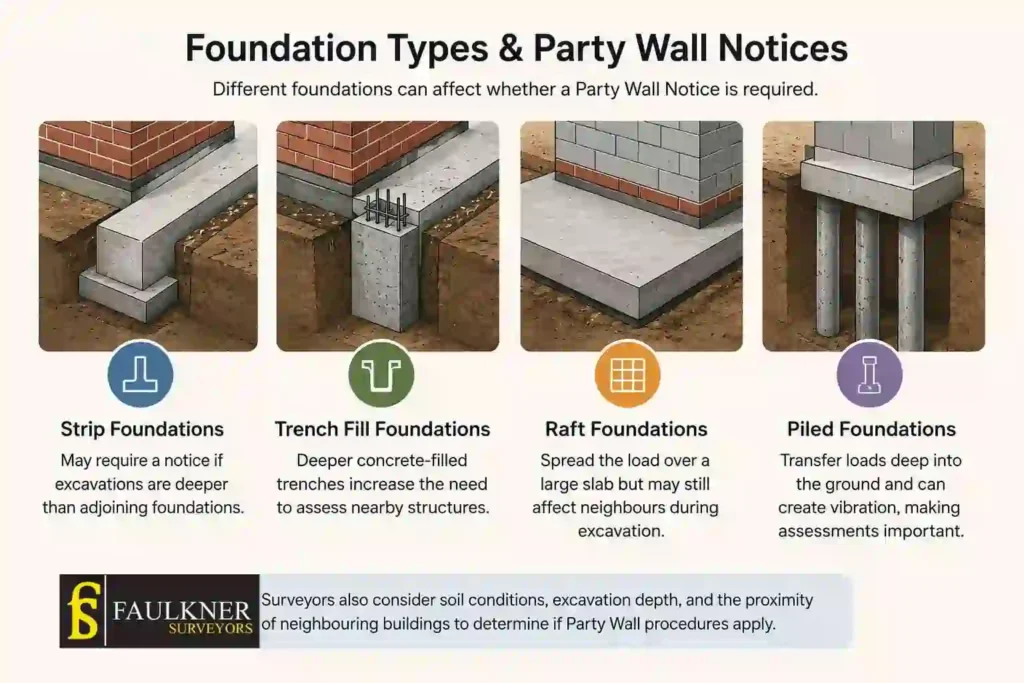 How Do Construction Methods Affect Party Wall Requirements? A Homeowner’s Guide 1 How Do Different Foundation Types Influence Party Wall Notices Aylesbury?